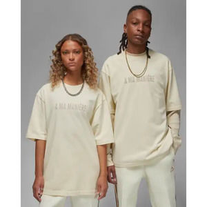A Ma Maniere x Jordan T-Shirt Size M Coconut Milk Color Jordan - NEW- SHIPS NOW!